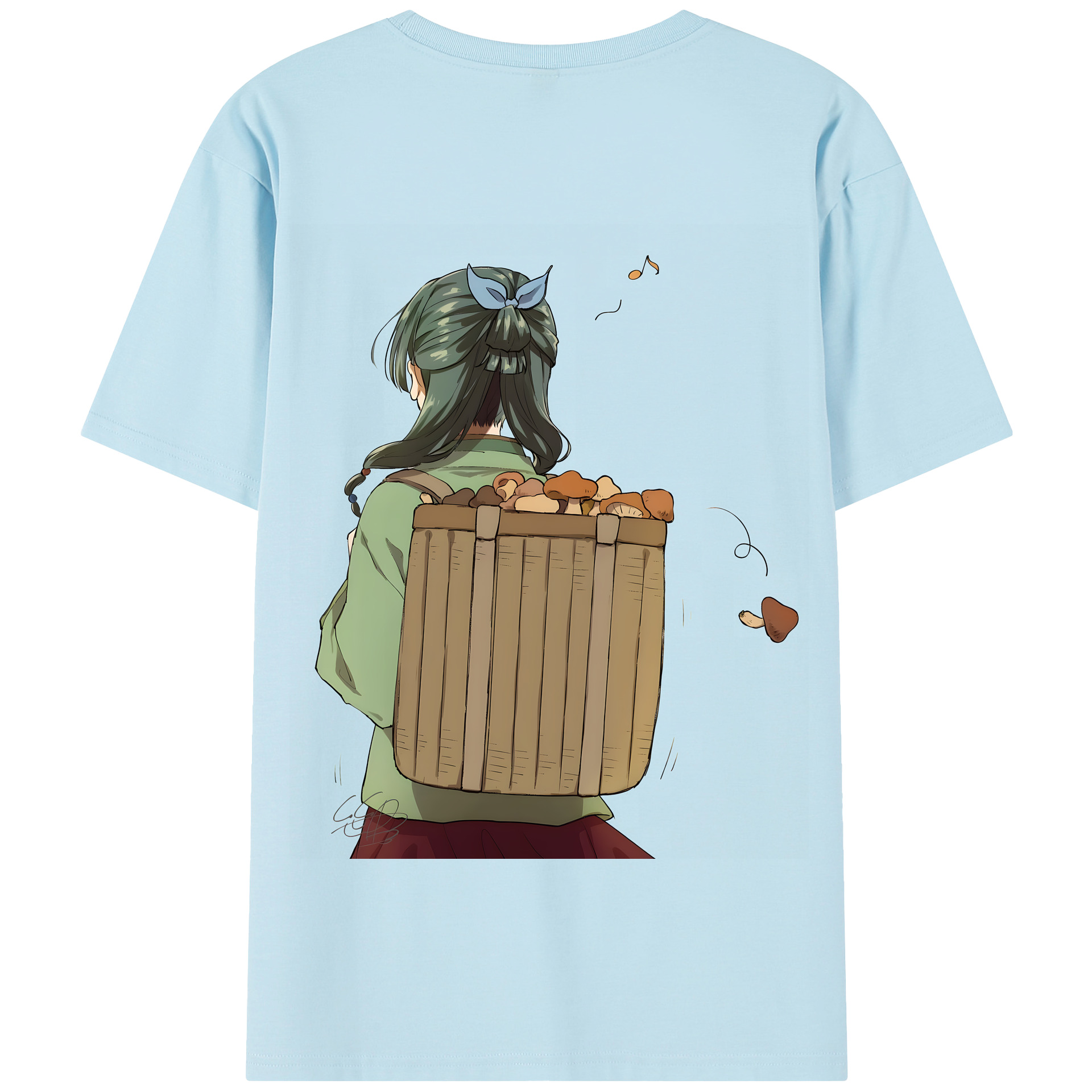 （画像用） 薬屋のひとりごと The Apothecary Diaries 綿100％半袖Tシャツ（背面プリント）